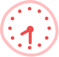 8:30の時計
