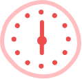 18:00の時計